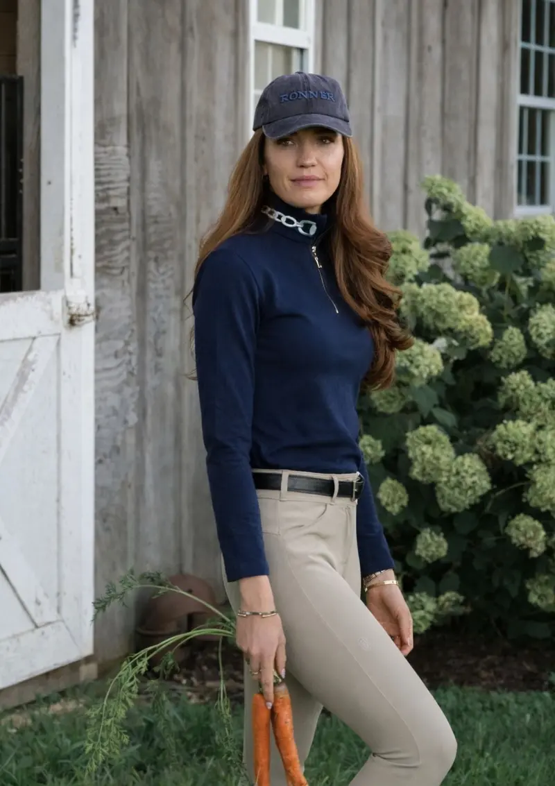 Sira Quarter Zip Embroidered | Long Sleeve 5