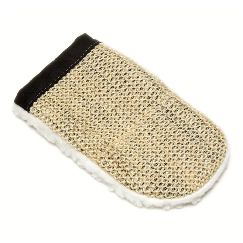 Sisal & Fleece Grooming Mitt 1