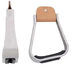 Sloped Aluminum Stirrup W/ Rubber Pad 1