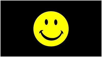 Smiley Face Lazer-Tag Acrylic License Plate (Black) 1