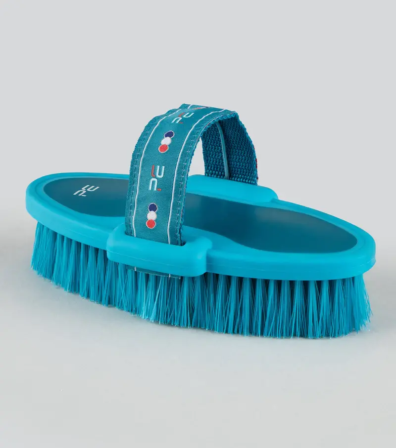 Soft-Touch Body Wash Brush Med Blue & Peacock 2
