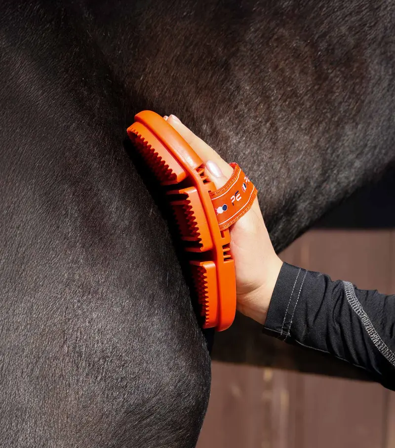 Soft-Touch Flexi Curry Comb Orange & Amber 2