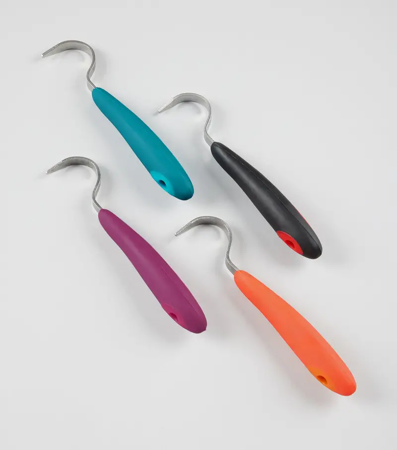 Soft-Touch Hoof Pick Orange & Amber 2