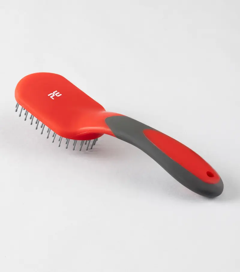 Soft-Touch Mane & Tail Brush Black & Red 1