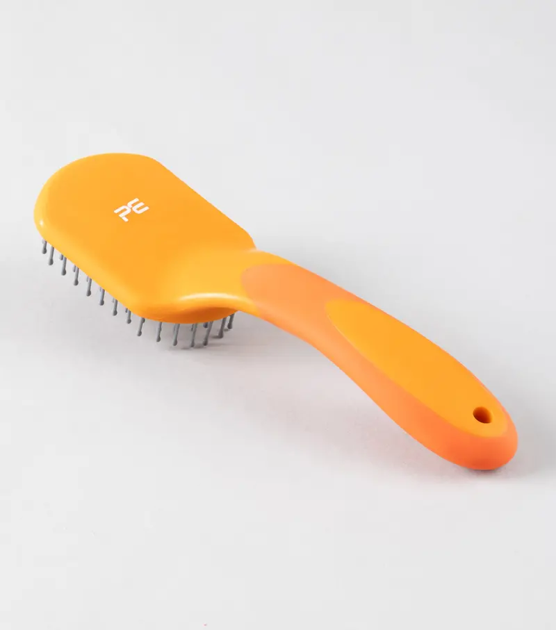 Soft-Touch Mane & Tail Brush Orange & Amber 1