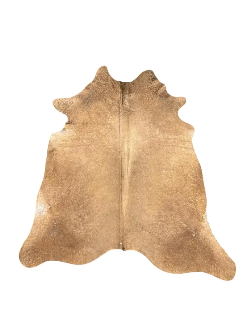 Solid Medium Brown Cowhide 1