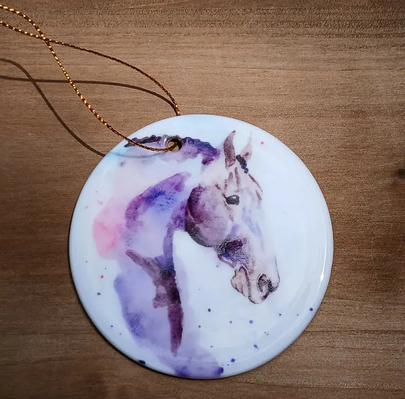 Sonaequestrian Holiday Ceramic Ornament 1