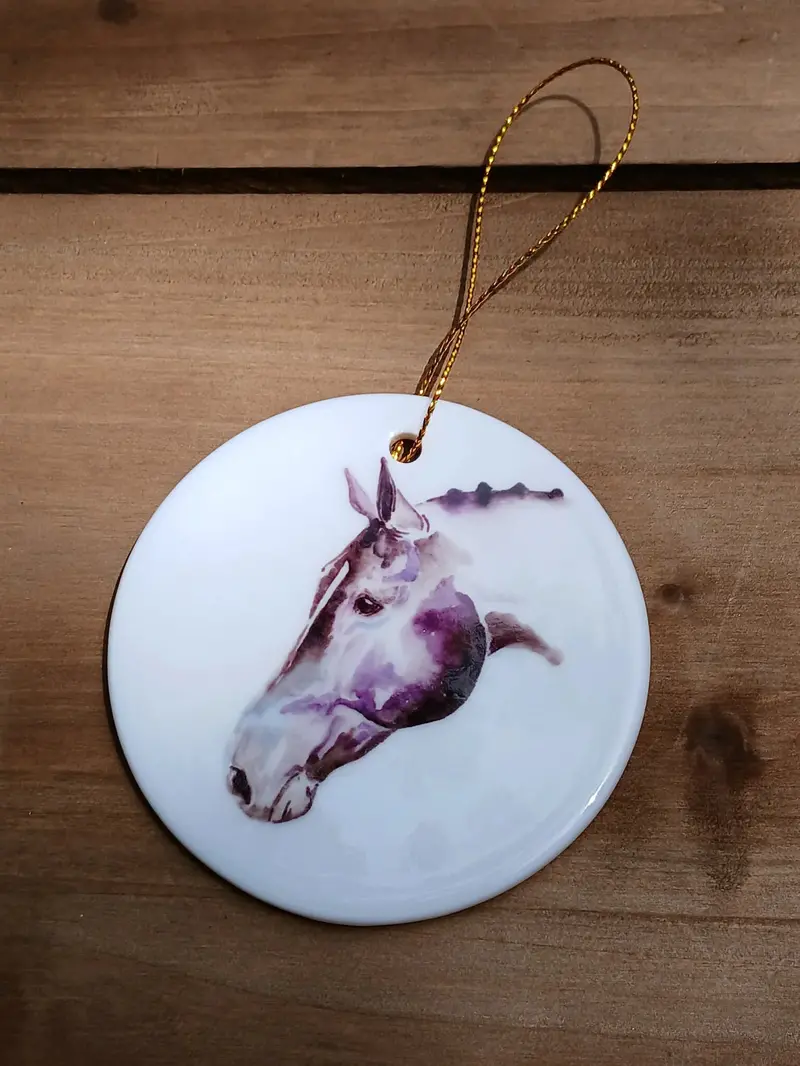 Sonaequestrian Holiday Ceramic Ornament 3