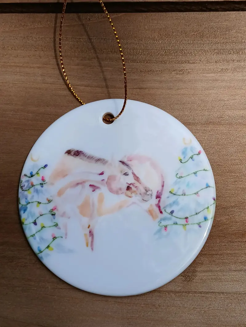 Sonaequestrian Holiday Ceramic Ornament 6