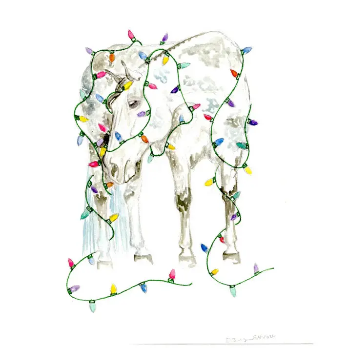 Sonaequestrian Holiday Greeting Card 10 Pack 6