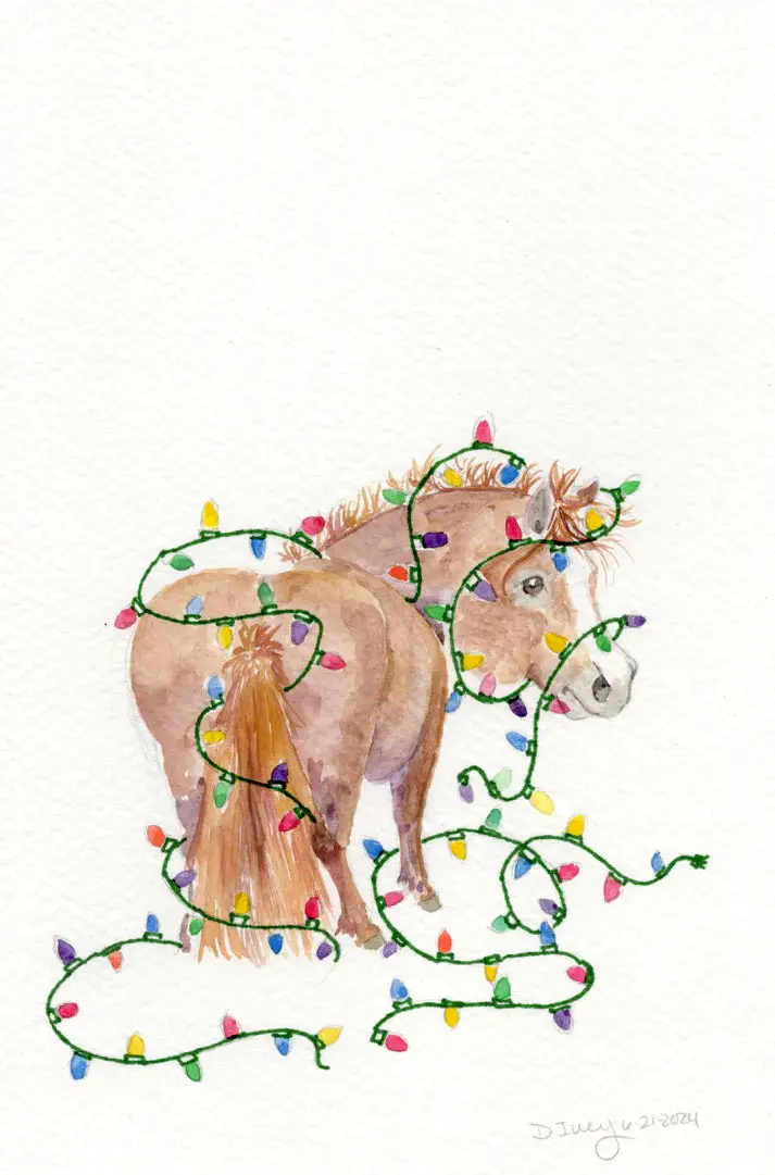 Sonaequestrian Holiday Greeting Card 10 Pack 8