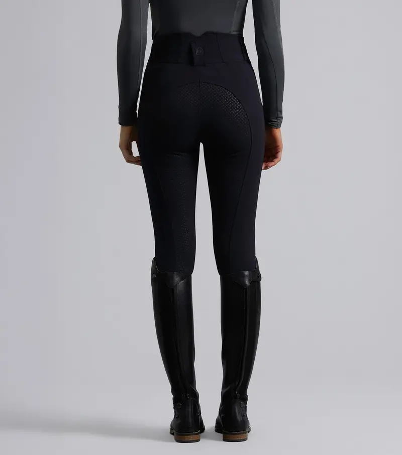 Sophia Ladies Full Seat High Waist Riding Breeches Black 3