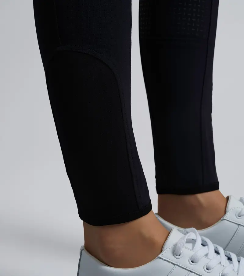 Sophia Ladies Full Seat High Waist Riding Breeches Black 4