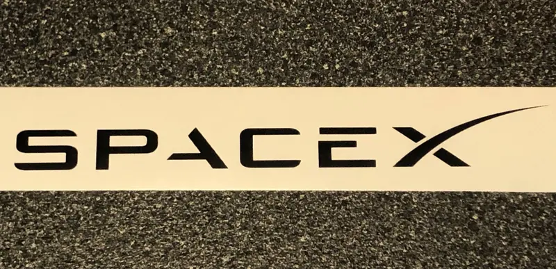Space X Vinyl Sticker Decal 4" 6" 8" 10" 12" 16" 20" 24" Multiple Colors 1