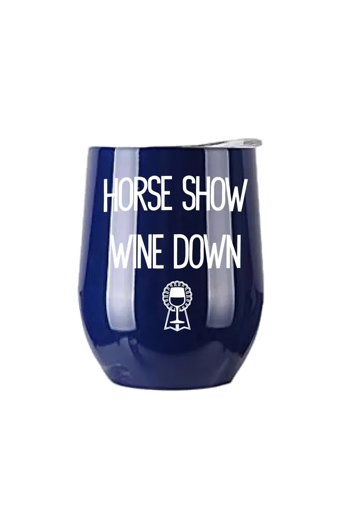 Spiced Equestrian Horse Show Wine Down Insulated Cup 1