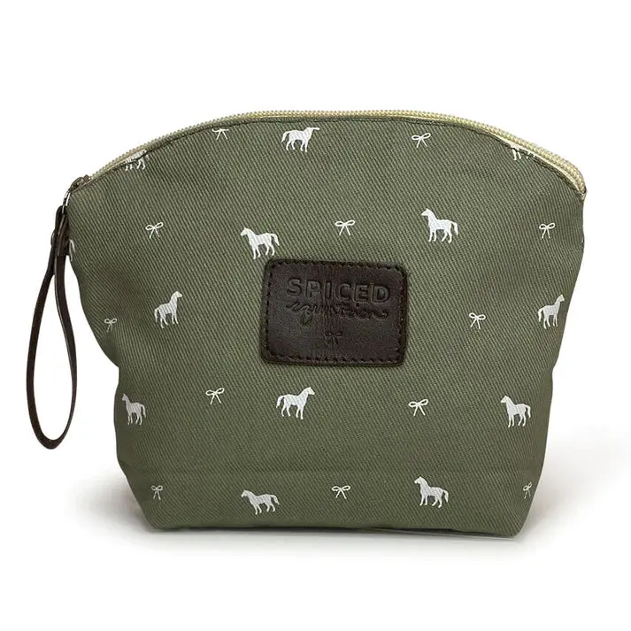 Spiced Equestrian Pony Print Makeup Bag 1