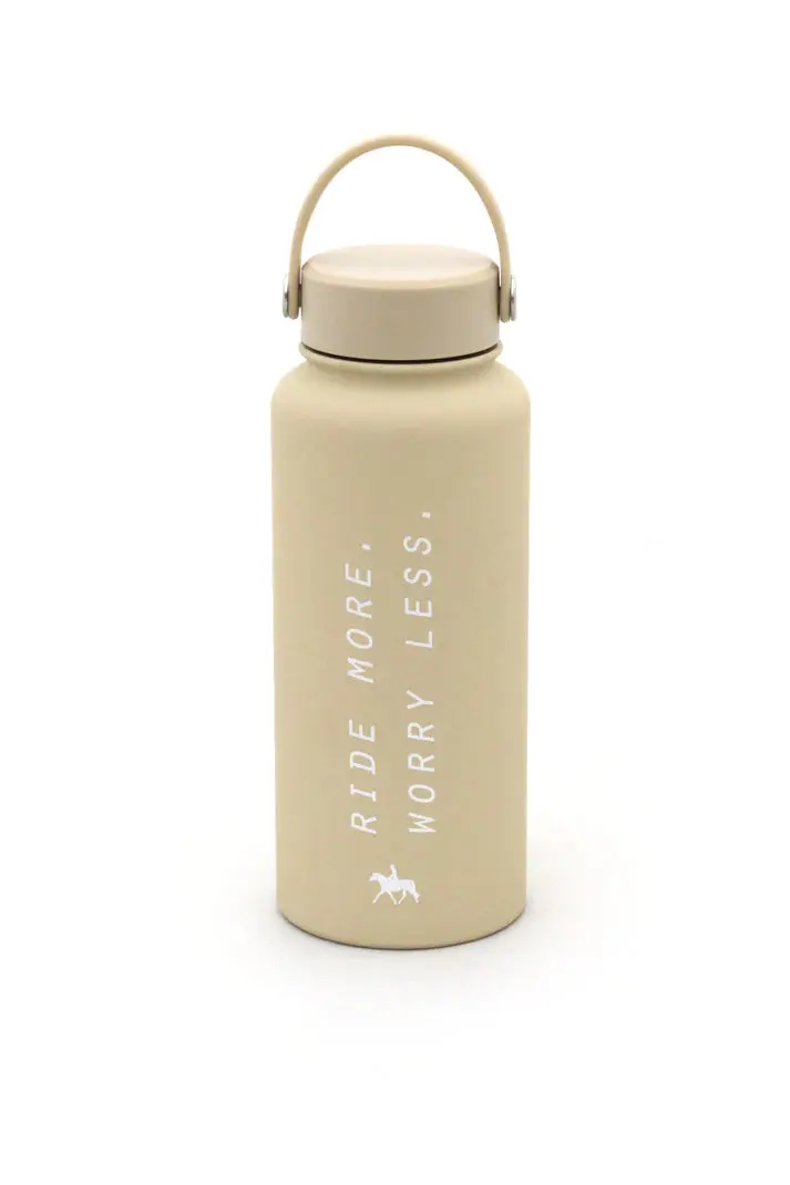 Spiced Equestrian Ride More Worry Less Water Bottle 3