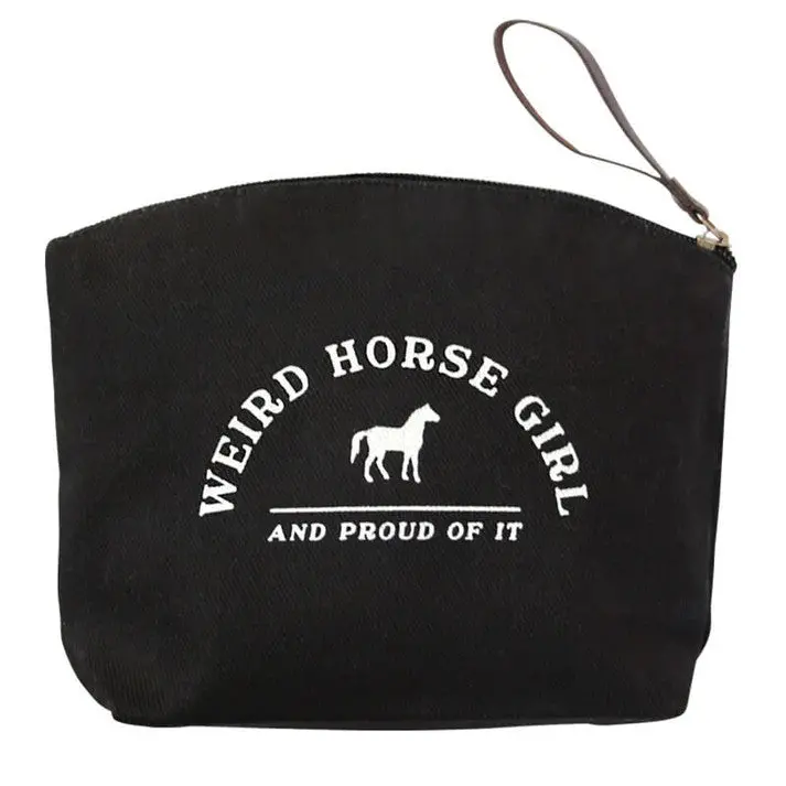 Spiced Equestrian Weird Horse Girl Makeup Bag 1