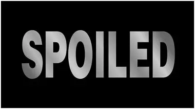 Spoiled Lazer-Tag Acrylic License Plate (Black) 1