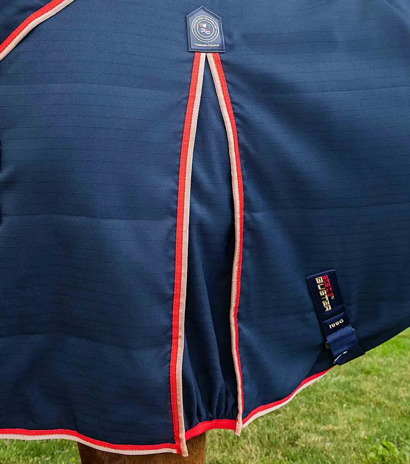 Stable Buster 200G Stable Rug With Neck Cover Navy 4