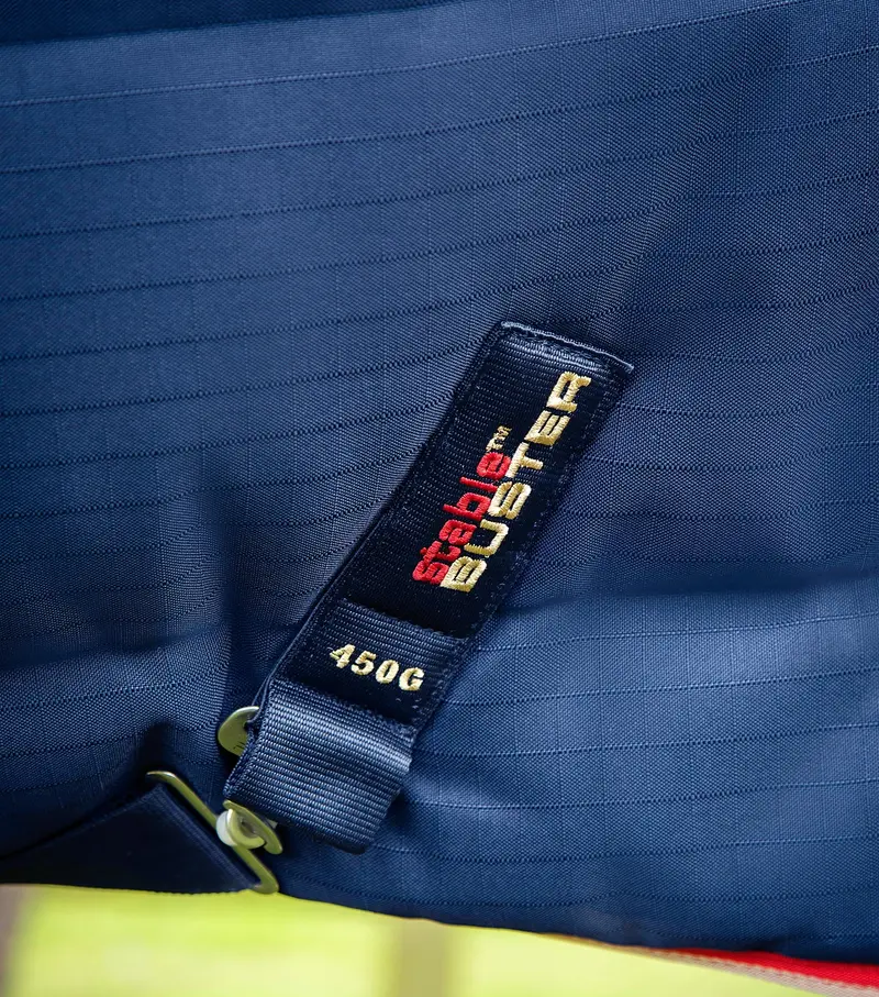Stable Buster 450G Stable Rug With Neck Cover Navy 5