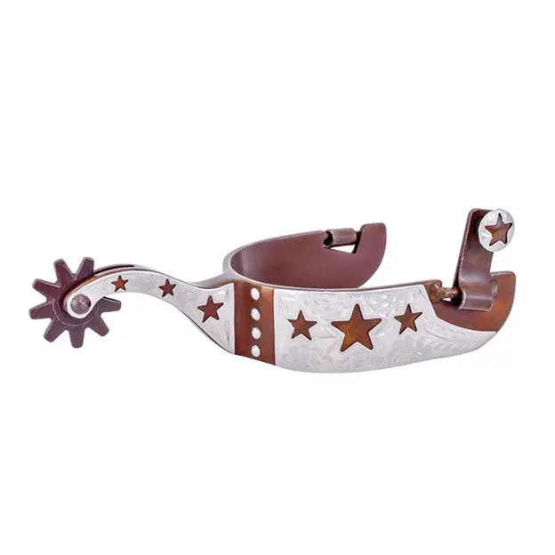 Star Antiqued Large Cup Spurs 1