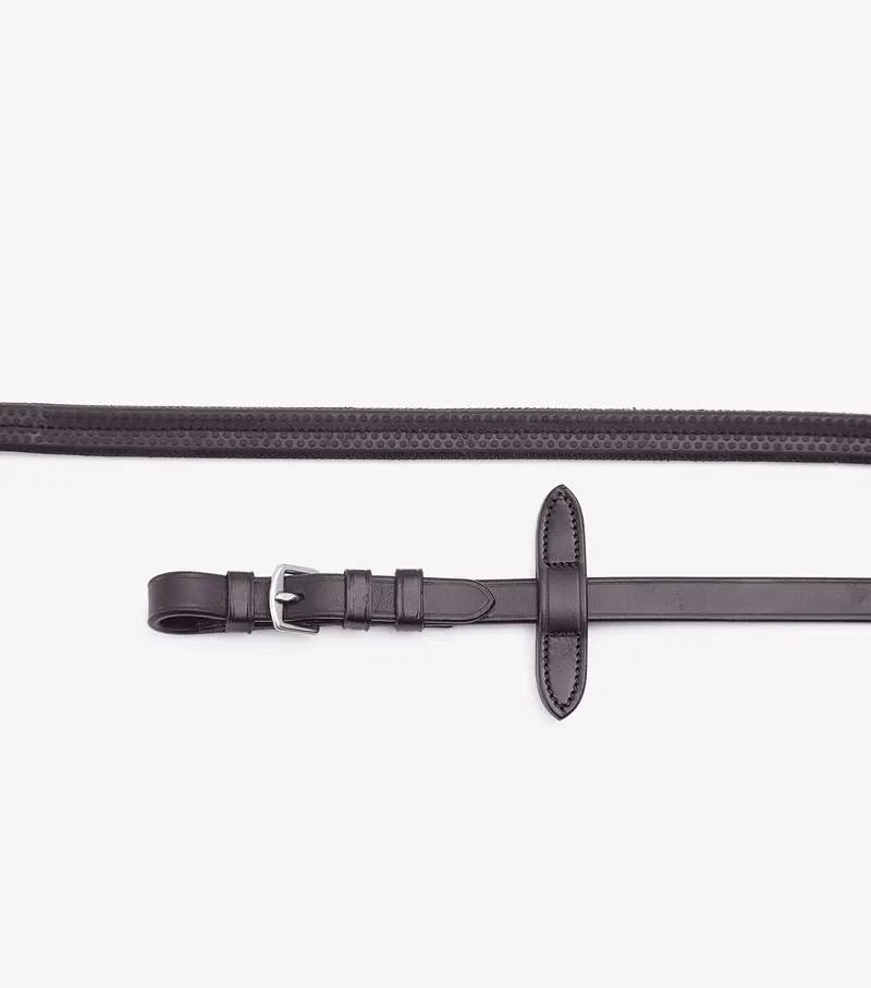 Stefano Rubber Reins Brown 1