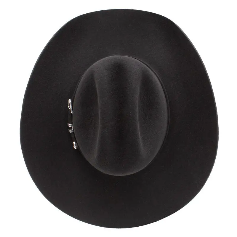 Stetson Black 4X Apache Felt Cowboy Hat 5