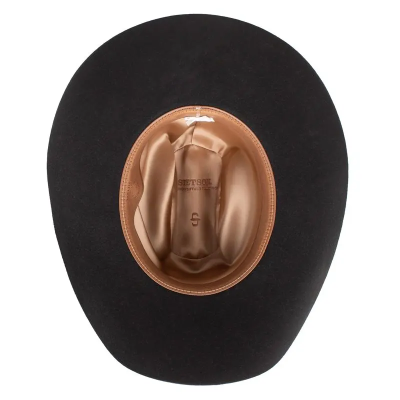 Stetson Black 4X Apache Felt Cowboy Hat 6