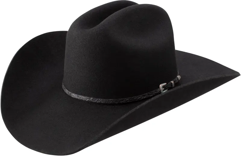 Stetson Black Red Rocks Western Hat 1