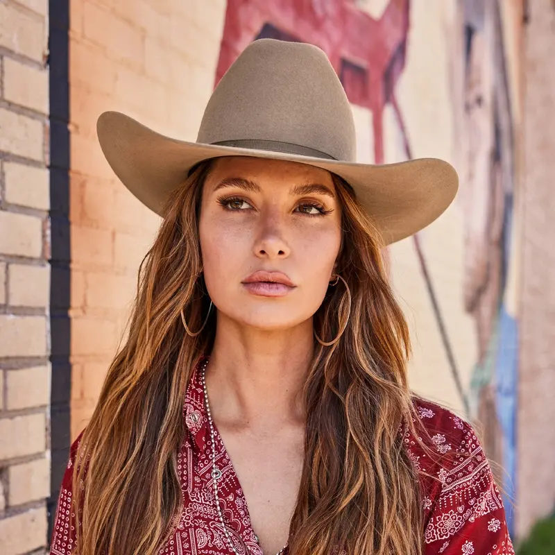 Stetson Phantom Grey Pismo Felt Cowboy Hat 1