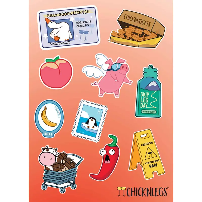 Sticker Pack - Red 1