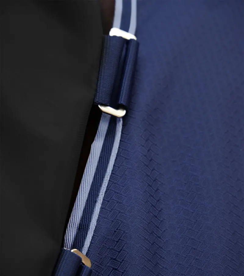 Stratus 600D Series 200G Turnout Rug With Classic Neck Cover Navy 3