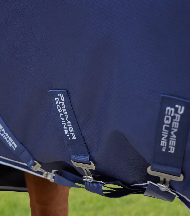 Stratus 600D Series 200G Turnout Rug With Classic Neck Cover Navy 5