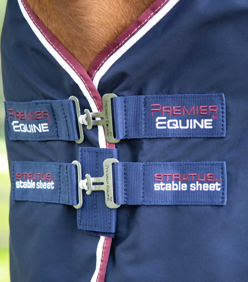 Stratus Horse Stable Sheet Navy 3