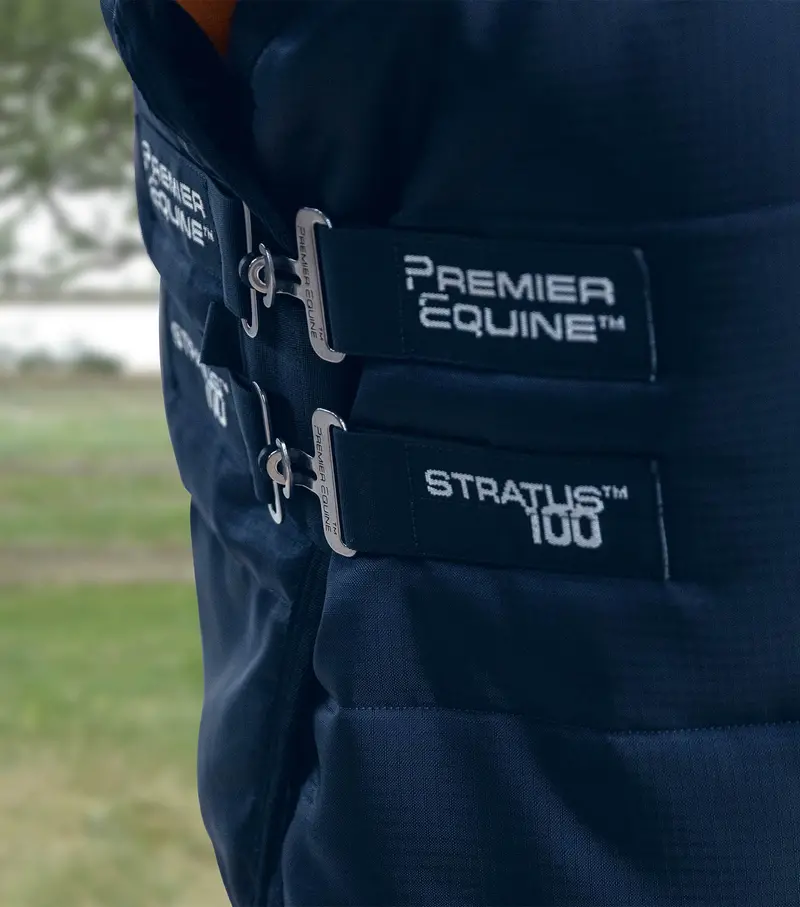 Stratus Stable Rug 100G With Neck Cover Navy 4