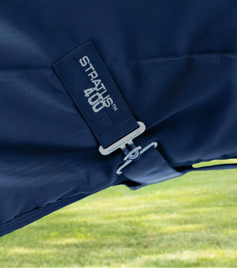 Stratus Stable Rug 400G With Neck Cover Navy 5