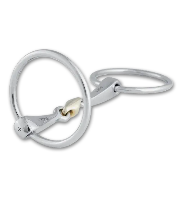 Stübben Steeltec 2 In 1 Loose Ring Snaffle Bit 1