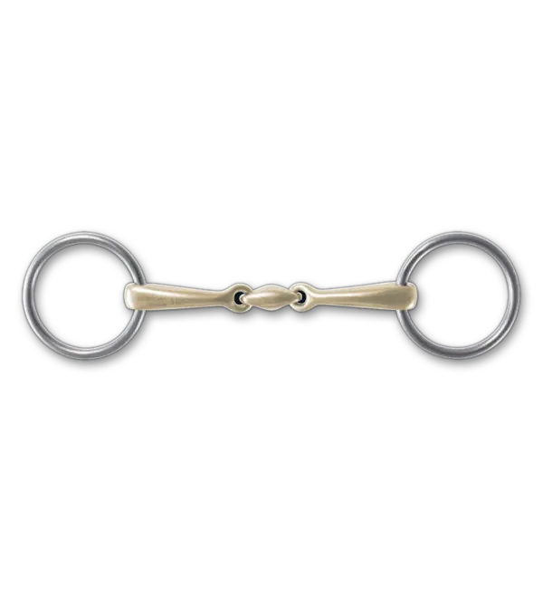 Stübben Steeltec Sweet Copper Bradoon Bit W/ Lozenge 55 Mm Ring 1