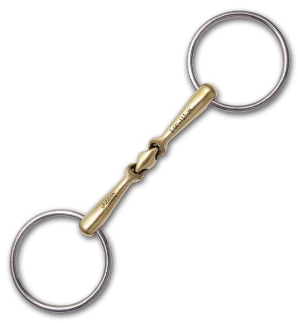 Stübben Steeltec Sweet Copper Quick Contact Loose Ring Bit W/ Lozenge 1