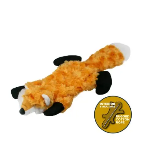 Tall Tails Stuffless Fox Squeaker Dog Toy 1