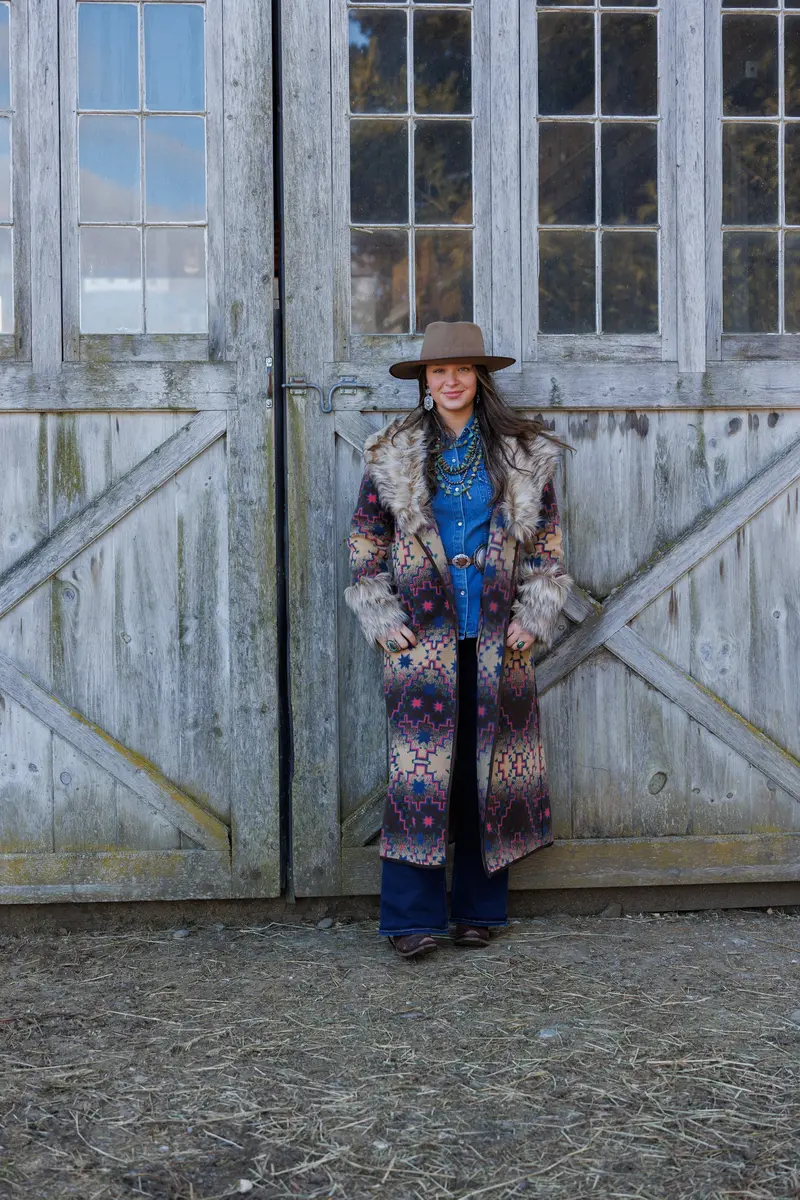 Tasha Polizzi Beige Greta Coat 1