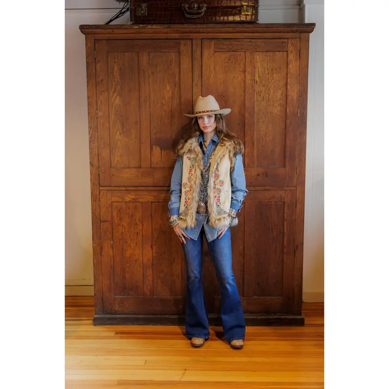 Tasha Polizzi Women's Latte Chateau Vest 1