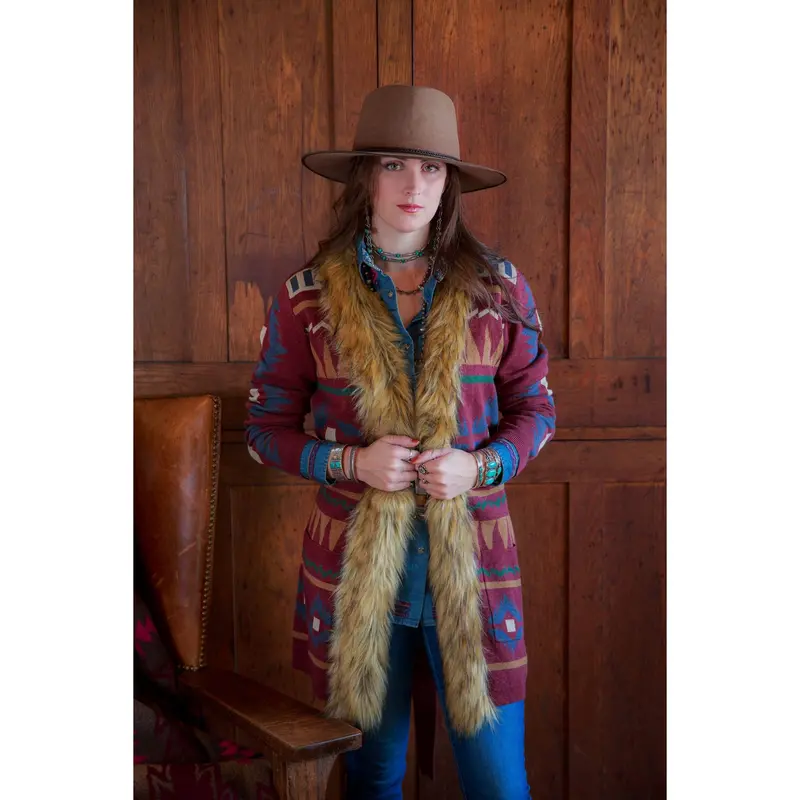 Tasha Polizzi Women's Mulberry Garibaldi Cardigan 1