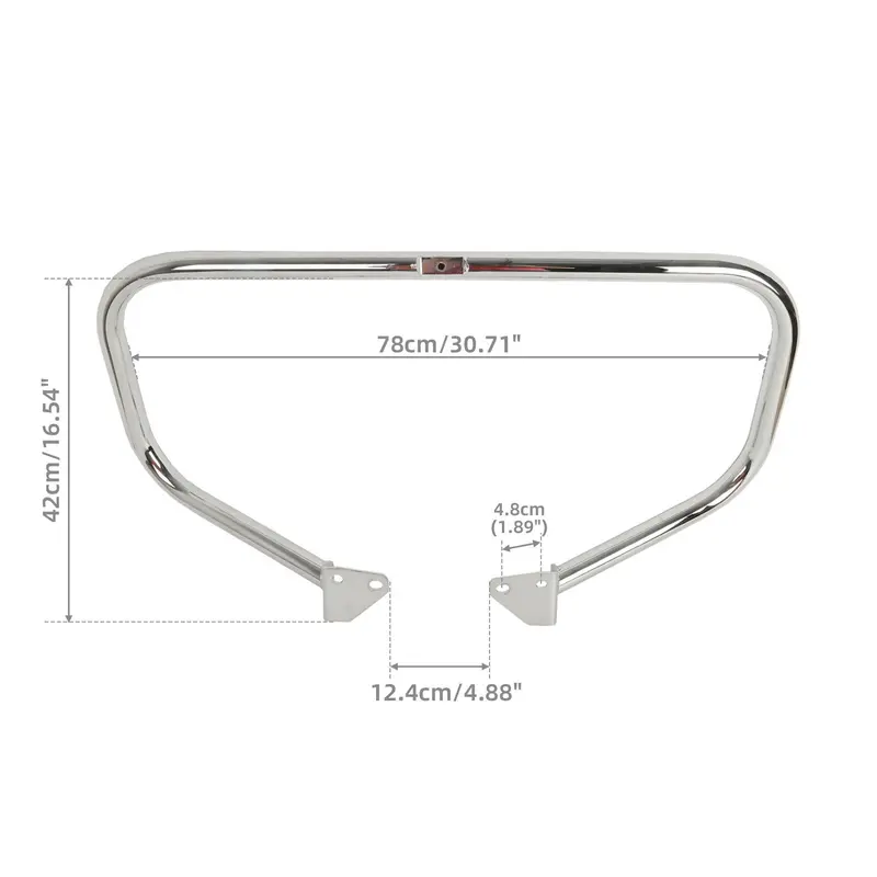 Tcmt 1 1/4" Engine Guard Highway Crash Bar Fit For Harley Dyna '06-'17 2