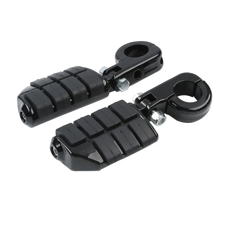 Tcmt 1 1/4" Highway Engine Guard Footpeg Footrest Mount For Harley Sportster Touring 1