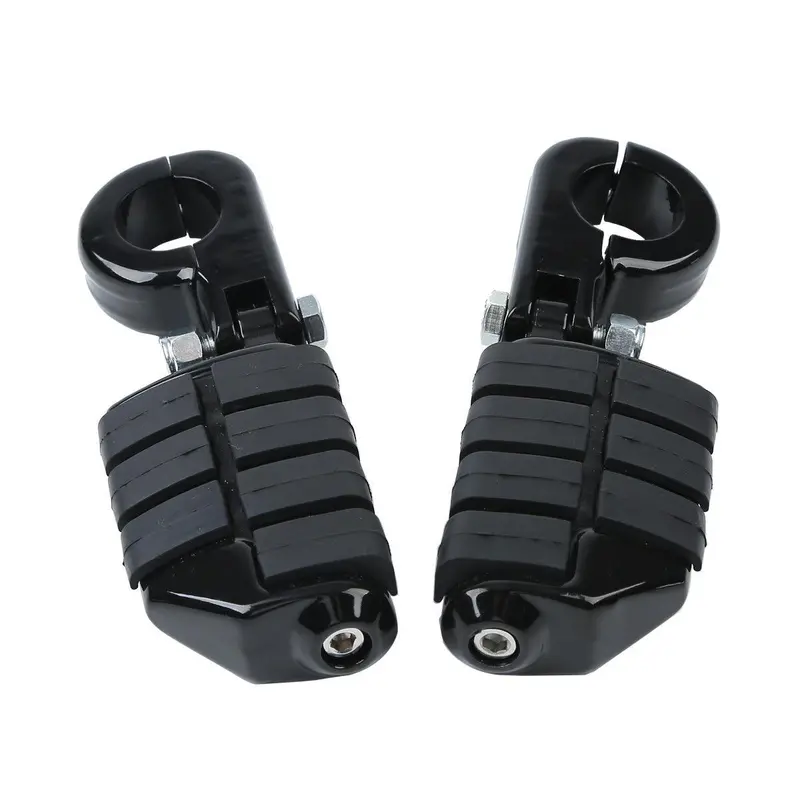 Tcmt 1 1/4" Highway Engine Guard Footpeg Footrest Mount For Harley Sportster Touring 2