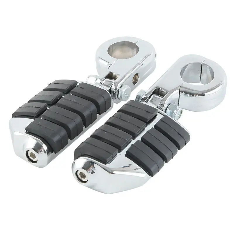 Tcmt 1 1/4" Highway Engine Guard Footpeg Footrest Mount For Harley Sportster Touring 2