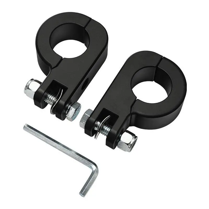 Tcmt 1.25" 1-1/4" Foot Pegs Mounting Kit For Harley Highway Engine Guard Bars 3