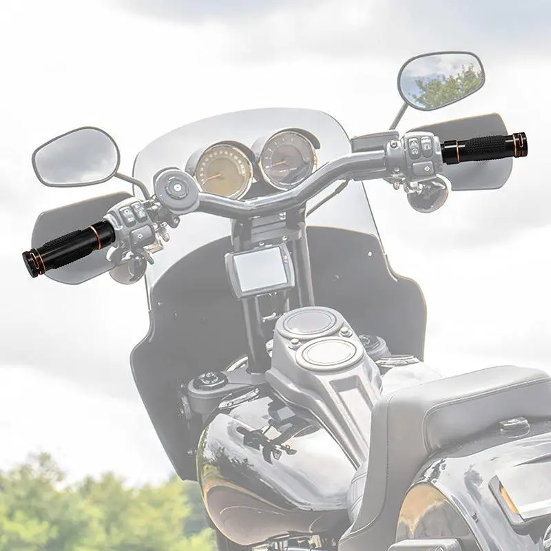 Tcmt 1" Electronic Handlebar Hand Grips Fit For Harley Touring '08-'24 2